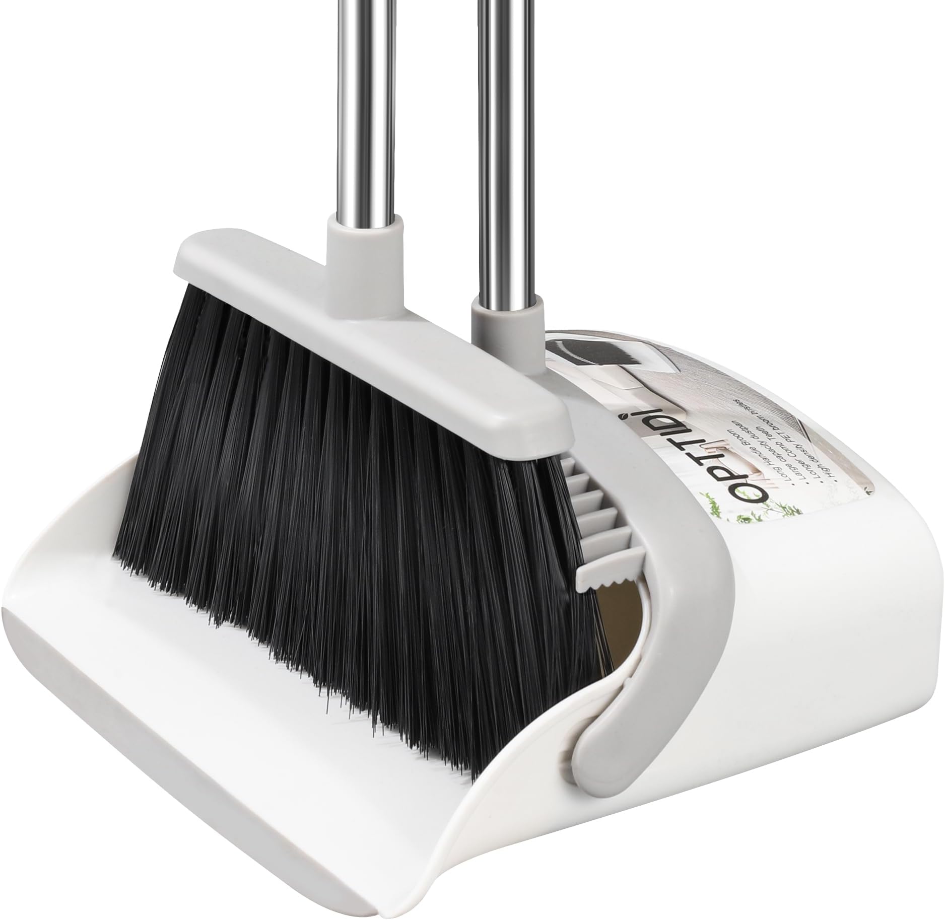 Amazon.com: Broom and Dustpan Set for Clean - Broom with Dustpan Combo ...