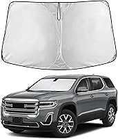 Vista 146 de EcoNour Parasol para parabrisas de camiones con bolsillo de almacenamiento Parasol reflectante de material 240T para protección contra rayos UV