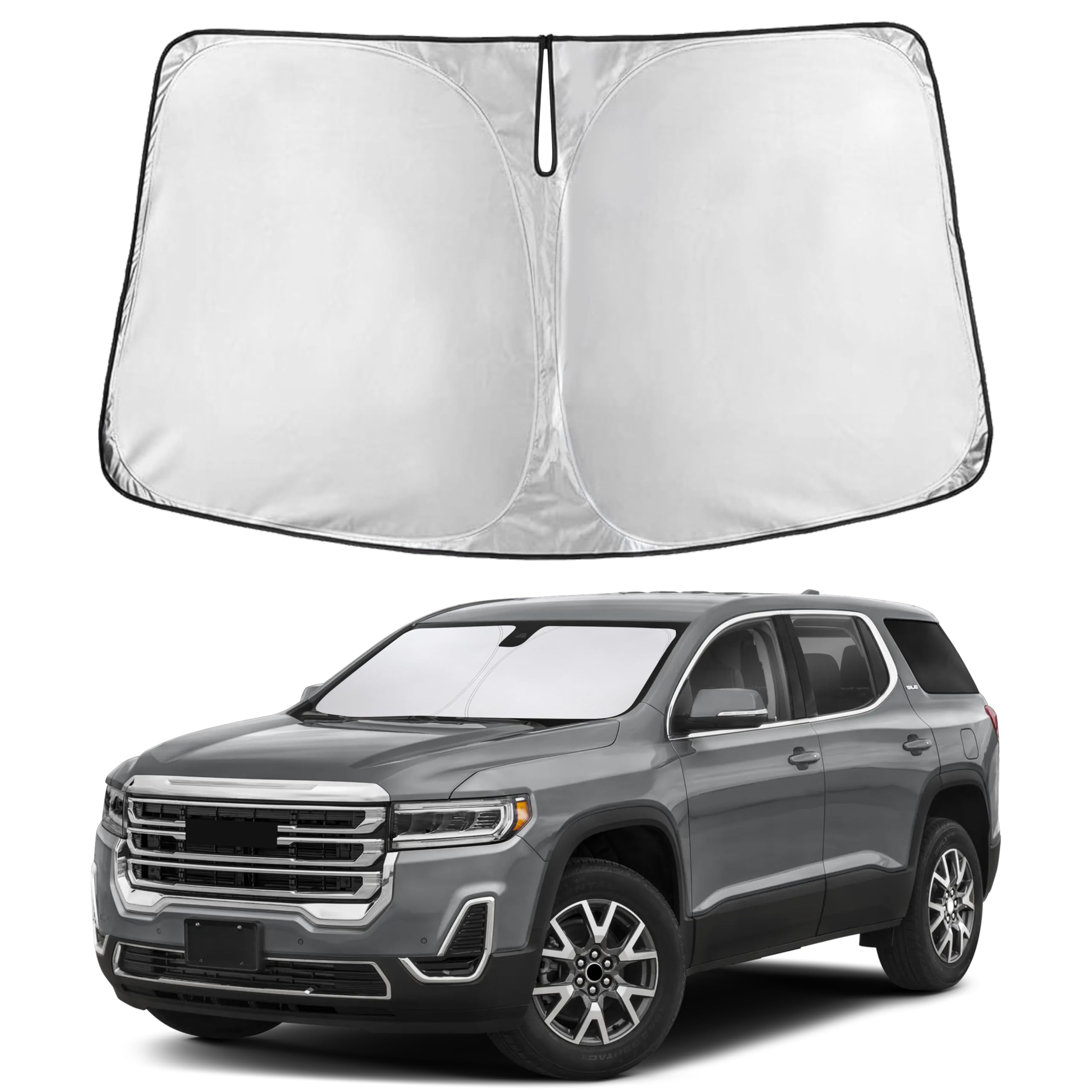 EcoNour Windshield Sunshade Compatible for GMC Acadia 2017-2021 2022 2023