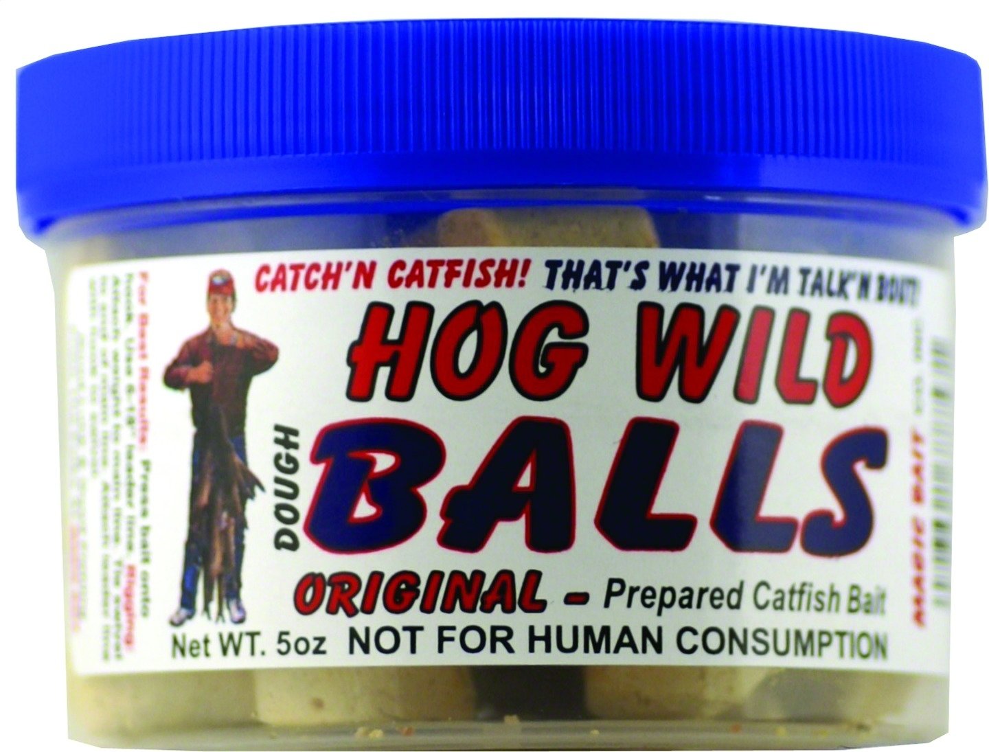 MAGICBait Hog Wild Dough Ball, 5-Ounce, Blue