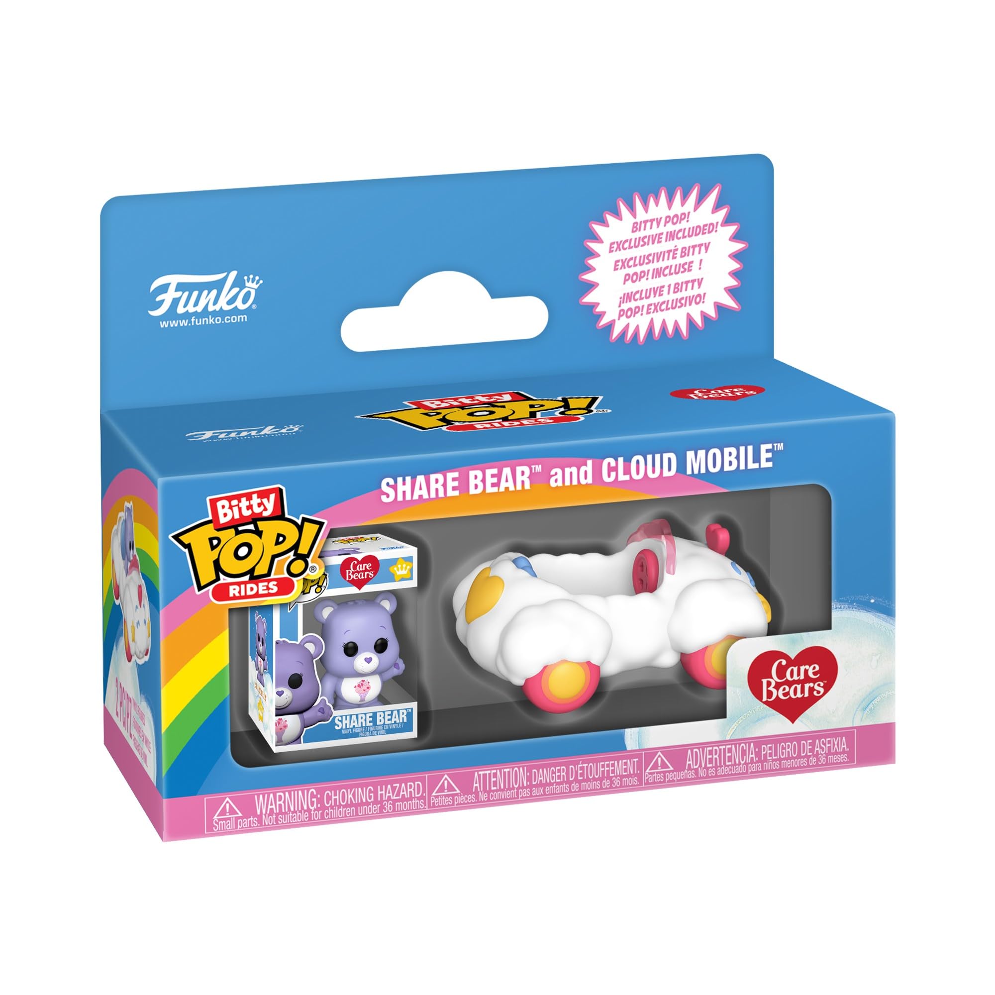 Funko Pop! Care Bears - Nessun Cuore Con Libro, NYCC 2023 Shared Exclusive, Vinile Da Collezione 11 Cm