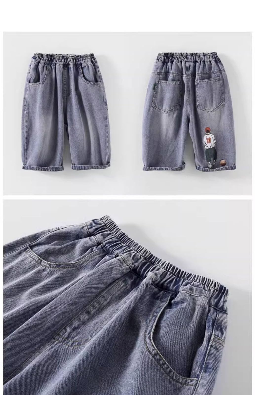 Pantalones Vaqueros Elegantes para Niños 3-14 Años Slim Fit
