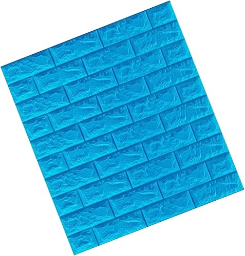 GLUDGOAT Paneles de pared 3D, calcomanías de pared de ladrillo 3D, autoadhesivas, impermeables, papel tapiz de ladrillo para sala de estar, oficina