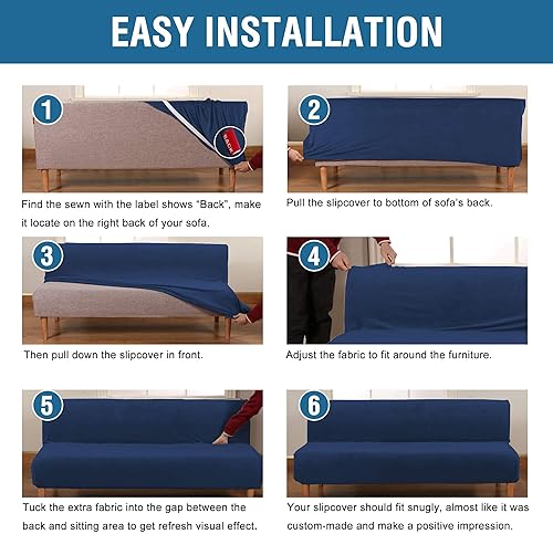 Miniatura 7 de H.VERSAILTEX Funda de terciopelo de felpa de 4 piezas de alta elasticidad para sofá de 3 cojines, paquete de felpa de terciopelo real, 1 pieza,