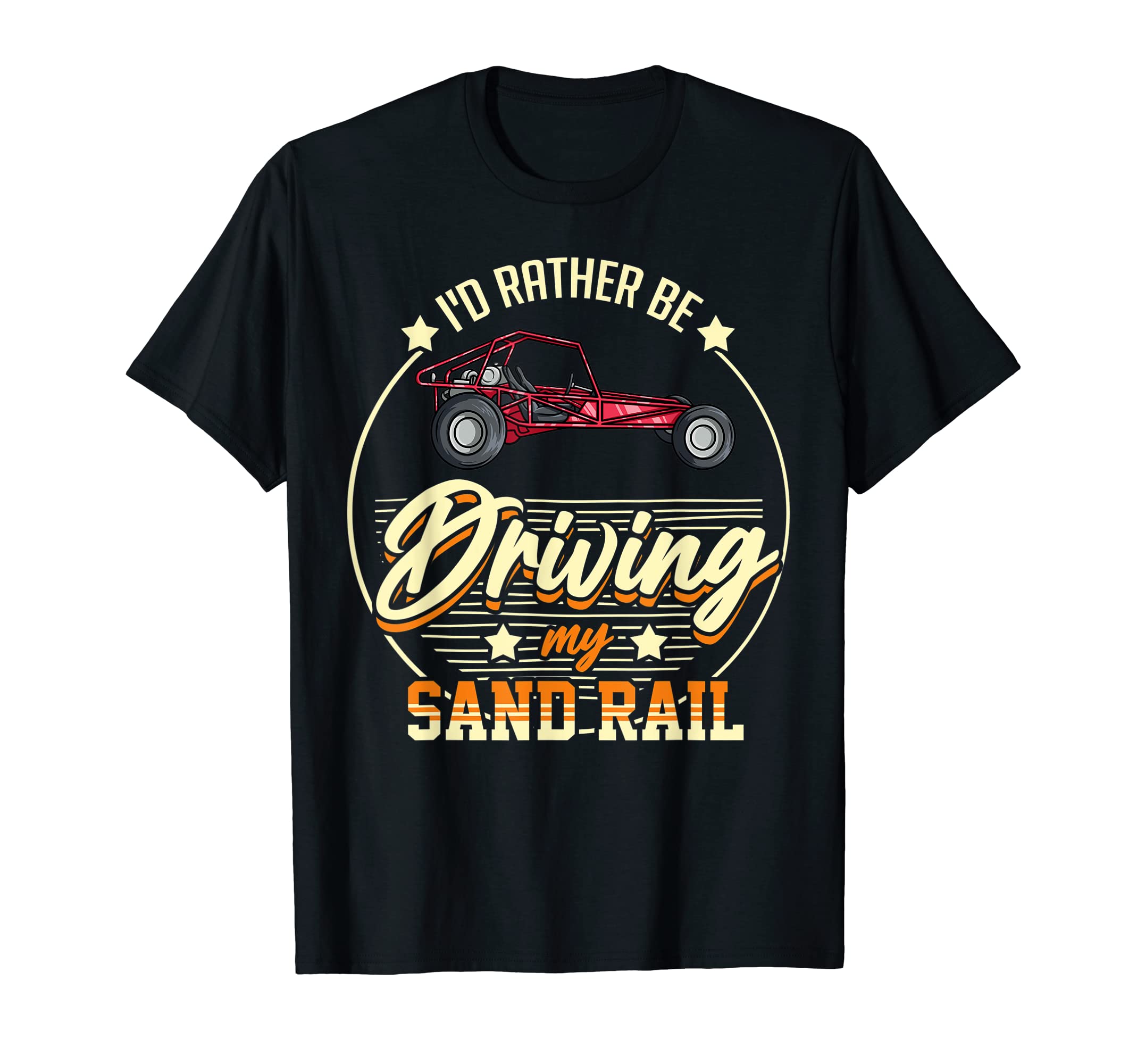 Dune Buggy Sand Rail Car Racing Beach Desert Rc Driver T-Shirt for Men WomenOEKO-TEX STANDARD 100