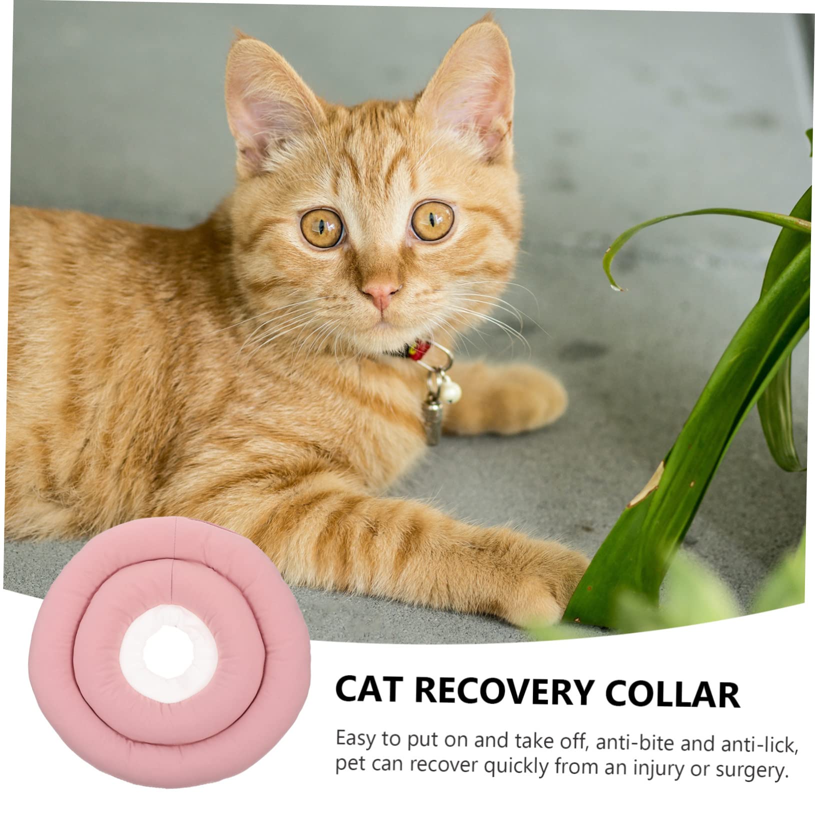 INOOMP 3pezzi Collare Protettivo Per Gatti Collare Di Per Cani e Gatti Comodo Per Post-operazione e Ferite Non Ostacola La Vista Facile Da Indossare