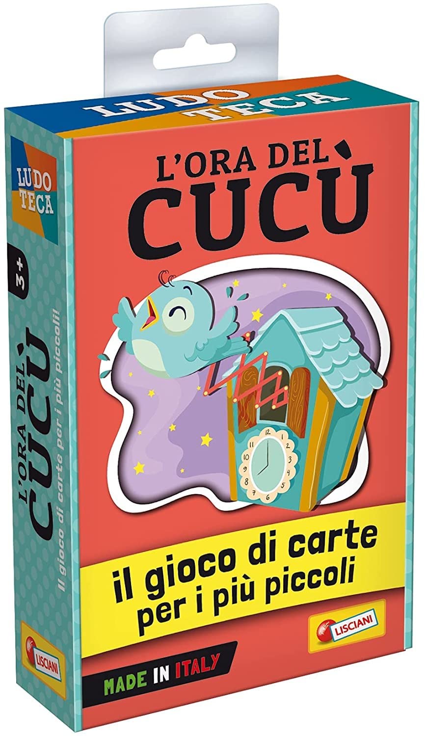 Liscianigiochi 89109 Children's Cards the Hour of the Cucu, Multicoloured, from 4 to 99 Years