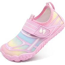 Stelle Kids Water Shoes Wide Toe Box Barefoot Quick Dry Non-Slip Aqua Shoes for Boys Girls Toddler Beach Swim Pool
