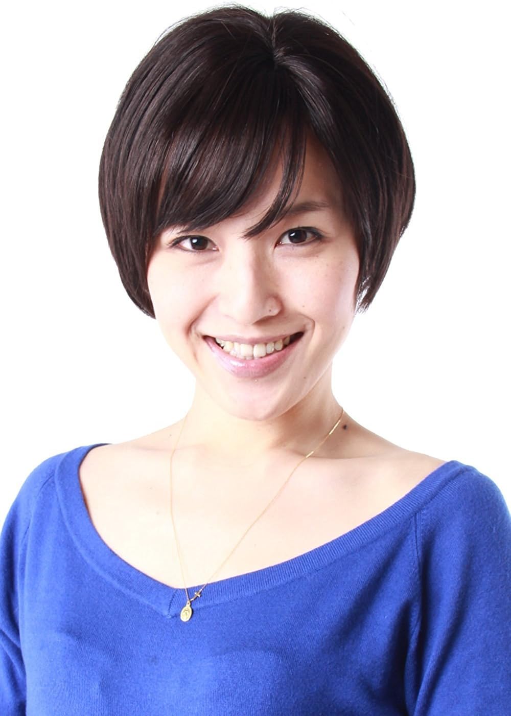 Wigs Full Wig Heat-Resistant Fiber Wig Short Bob Fashion Wig for Asian Young Women S2C7 (C5 Natural Black)
