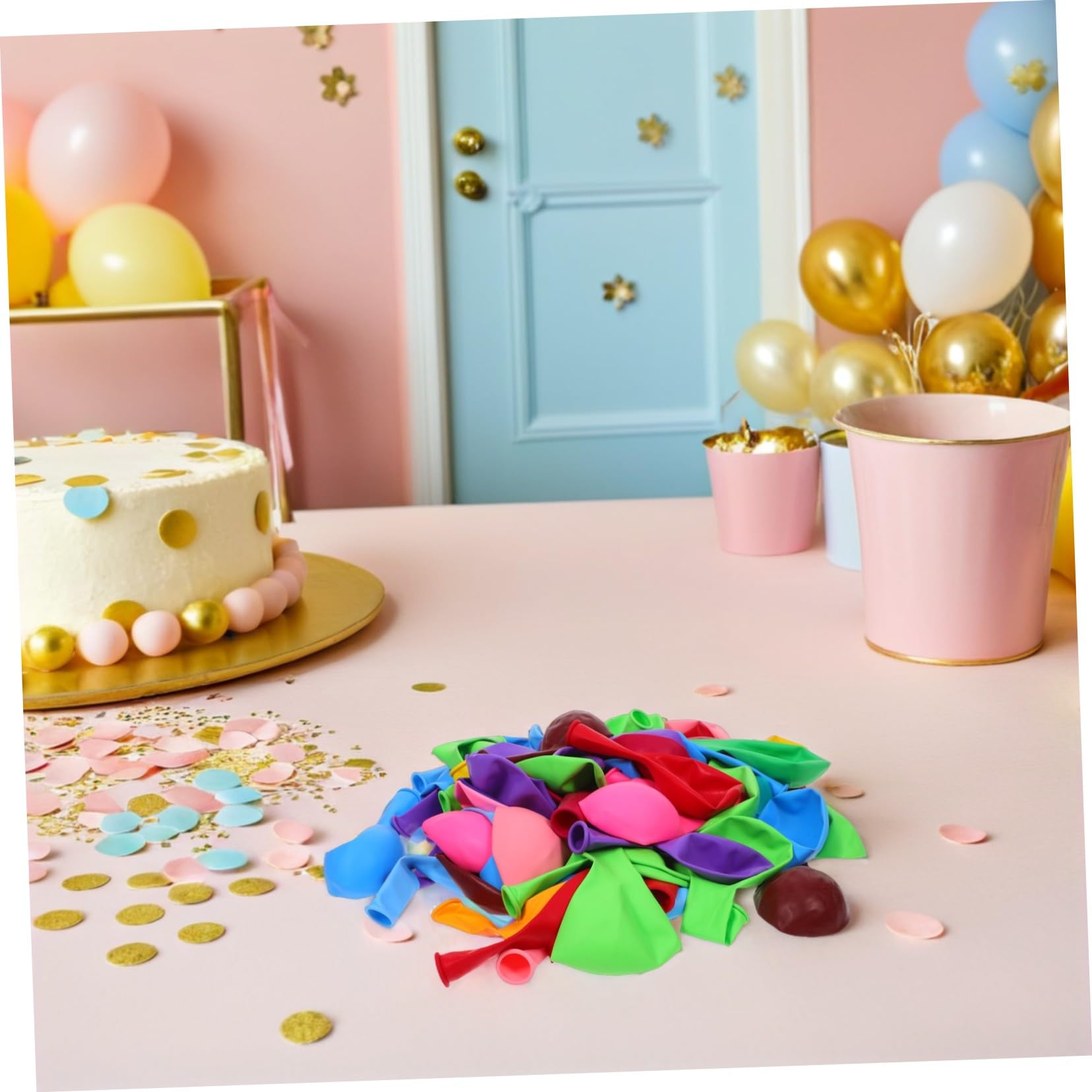 200 Pezzi Palloncini in Lattice Multicolori per Feste Compleanno Matrimoni e Anniversari Kit Decorazioni Versatile e Resistente per Celebrativi