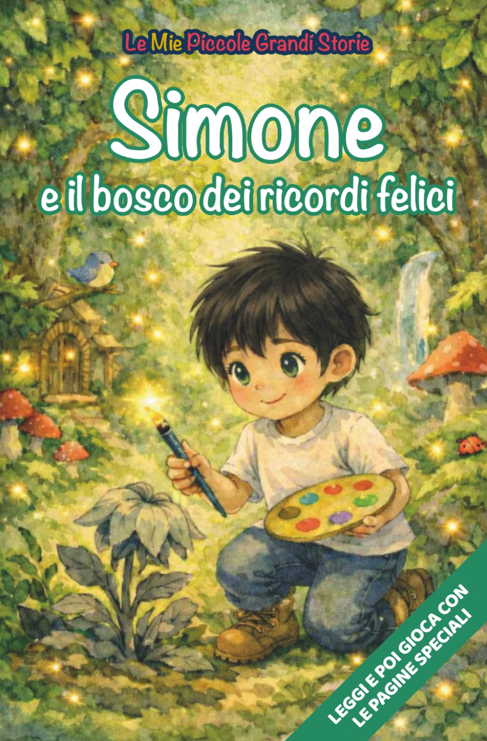 Simone e il bosco dei ricordi felici: Libro illustrato per bambini 3-6 anni, personalizzabile, con alla fine del racconto giochi e attività da fare: ... le figure (Le Mie Piccole Grandi Storie)