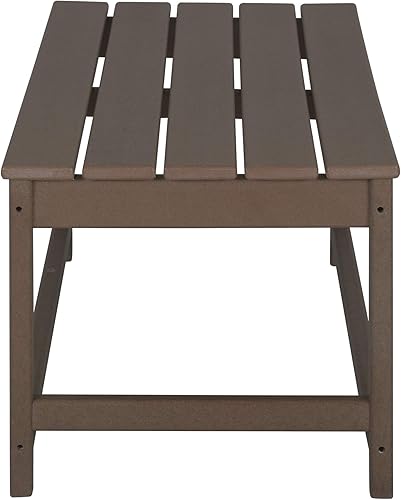 Miniatura 5 de WestinTrends Malibu - Juego de mesa auxiliar y café para exteriores, 3 piezas, para silla Adirondack, color marrón oscuro