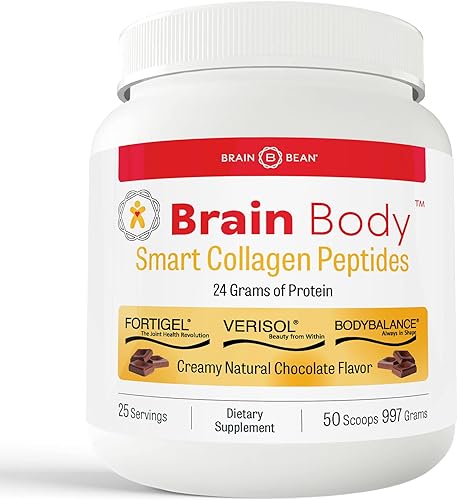 Miniatura 2 de Brain Body - Péptidos de colágeno en polvo sin sabor - Suplemento premium para piel, músculos y articulaciones - Suplementos de colágeno para