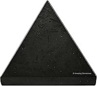 Vista 70 de Amazing Gemstone Amethyst Pyramid Crystal Healing Stones - 2" Great Pyramid Figurine of Natural Stone Pyramid for Meditation, Reiki, Chakra