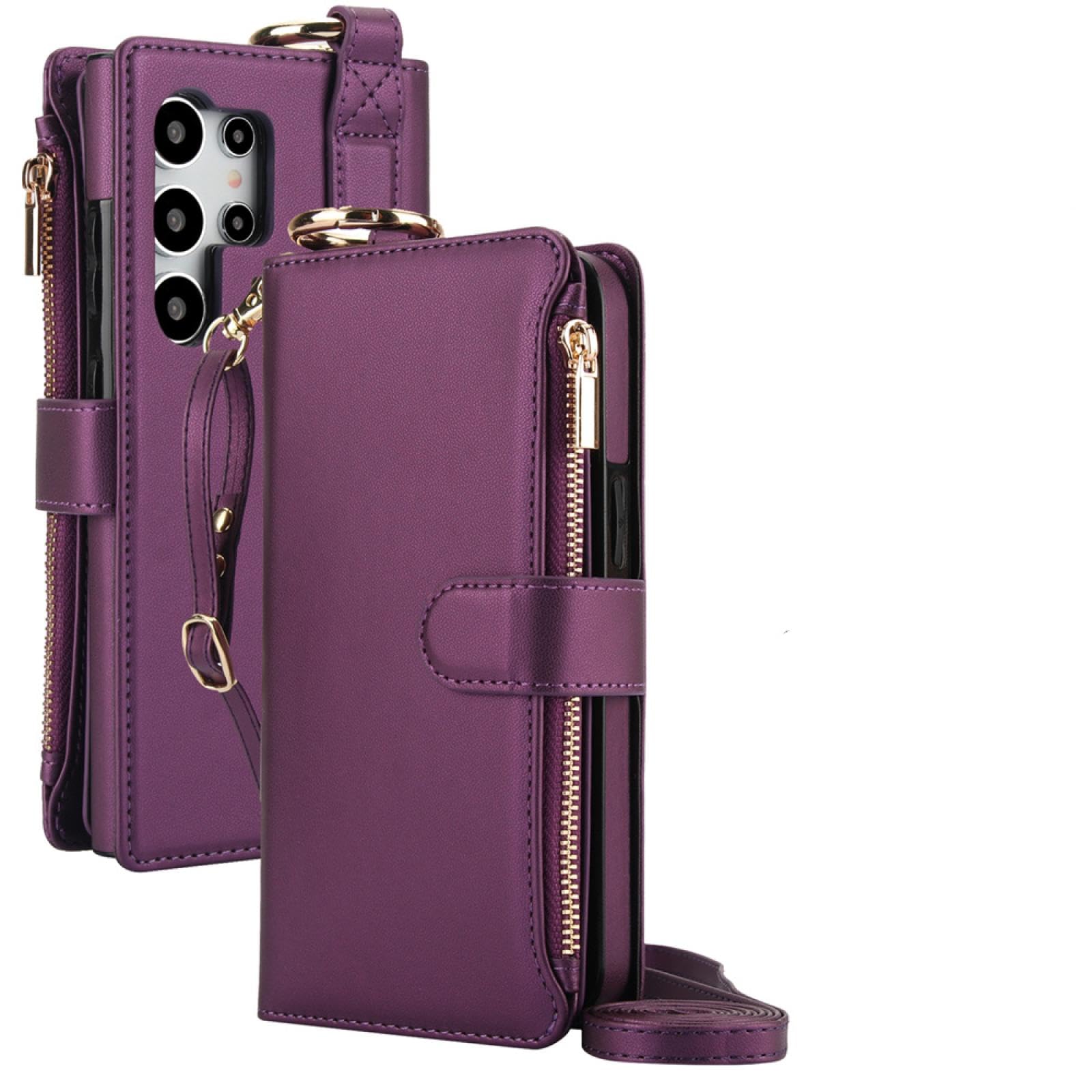 Do etui na telefon Galaxy A16 Crossbody Wallet (do Galaxy A16/ciemnofioletowy)