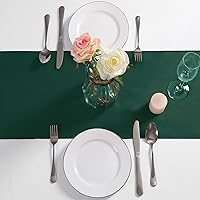 Vista 125 de Manyshofu 12Pcs Satin Orange Table Runner - 12 x 72 Inch Long Size, Party Table Runner Decor Bright & Smooth Wedding Decorations Table Runners for