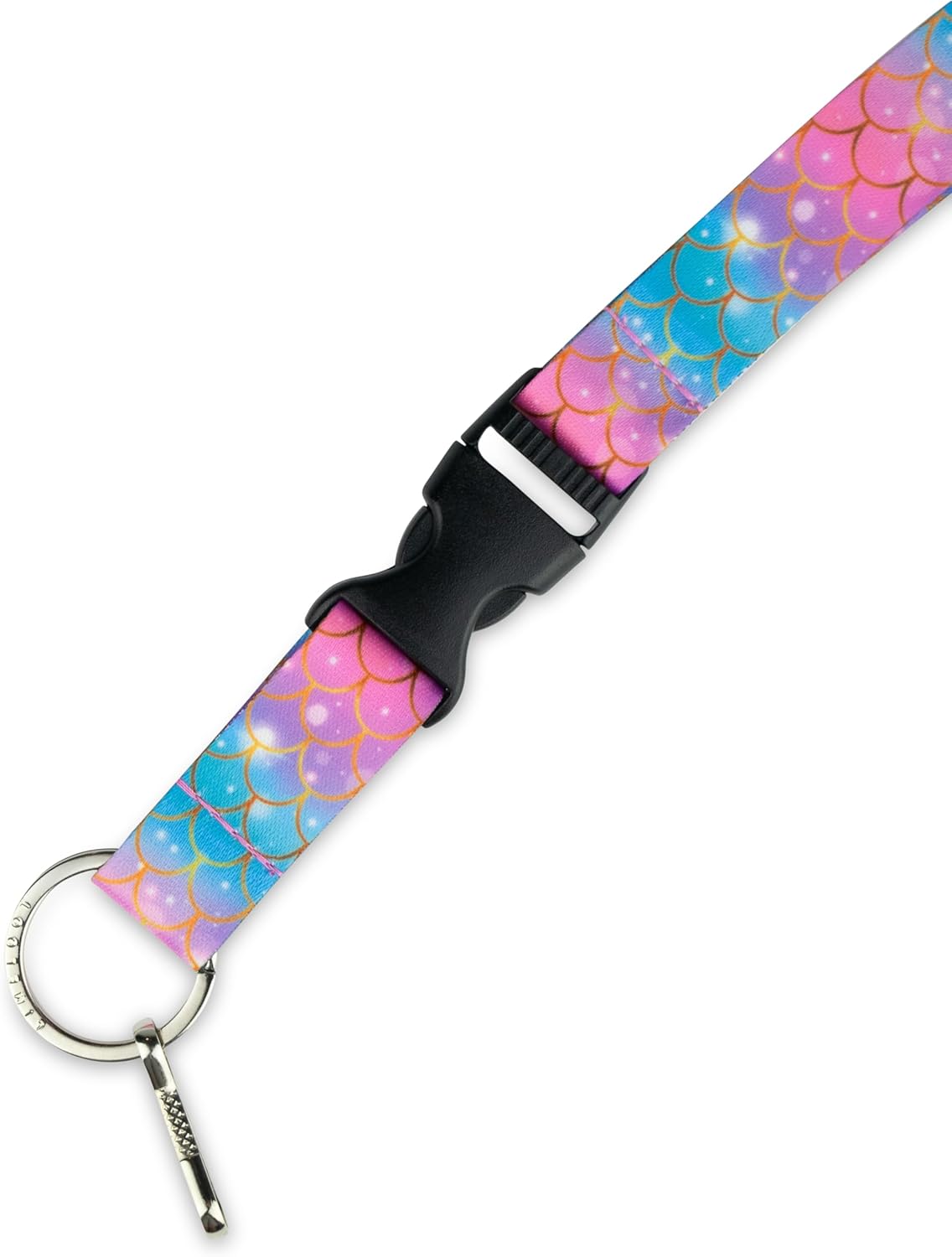 Limeloot Colorful Lanyard for Keys, ID Badges, and Accessories - Premium Lanyard with Quick Release Buckle and Flat Ring. - Image 2
