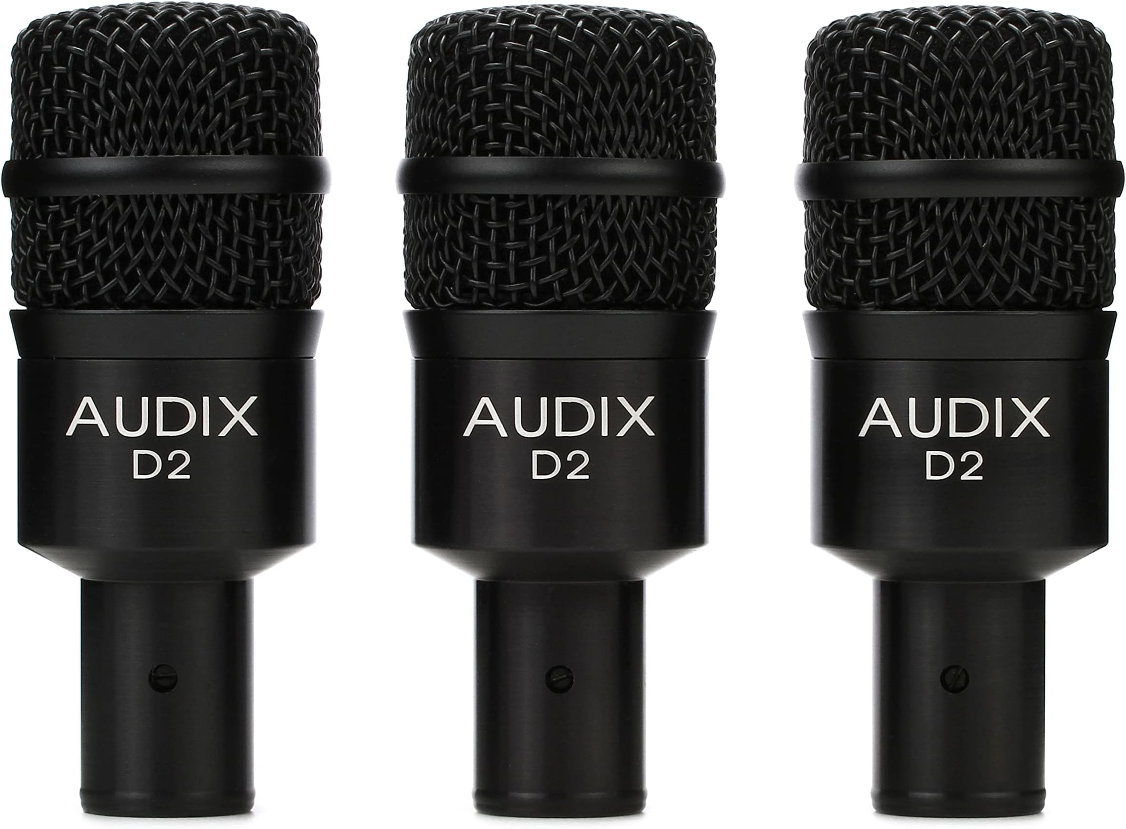 Audix D2 TRIO 3-Piece Drum Microphone Package with DVICE Clamps