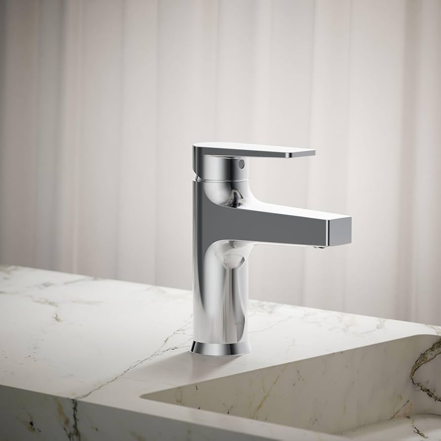 Kohler 74013-4-CP Taut® Single-Handle Bathroom Sink Faucet, 1.2