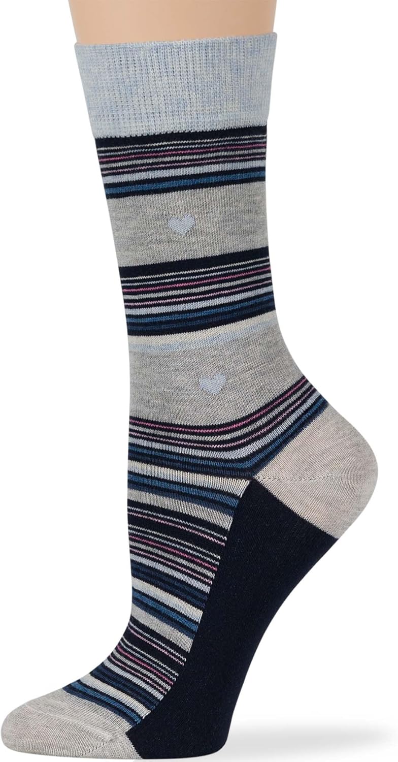 7BigStars Women Crew Socks - Fun Cotton Socks for Women, Colorful and Cute Designs, 4 Pairs Breathable Casual Dress Socks - Image 6