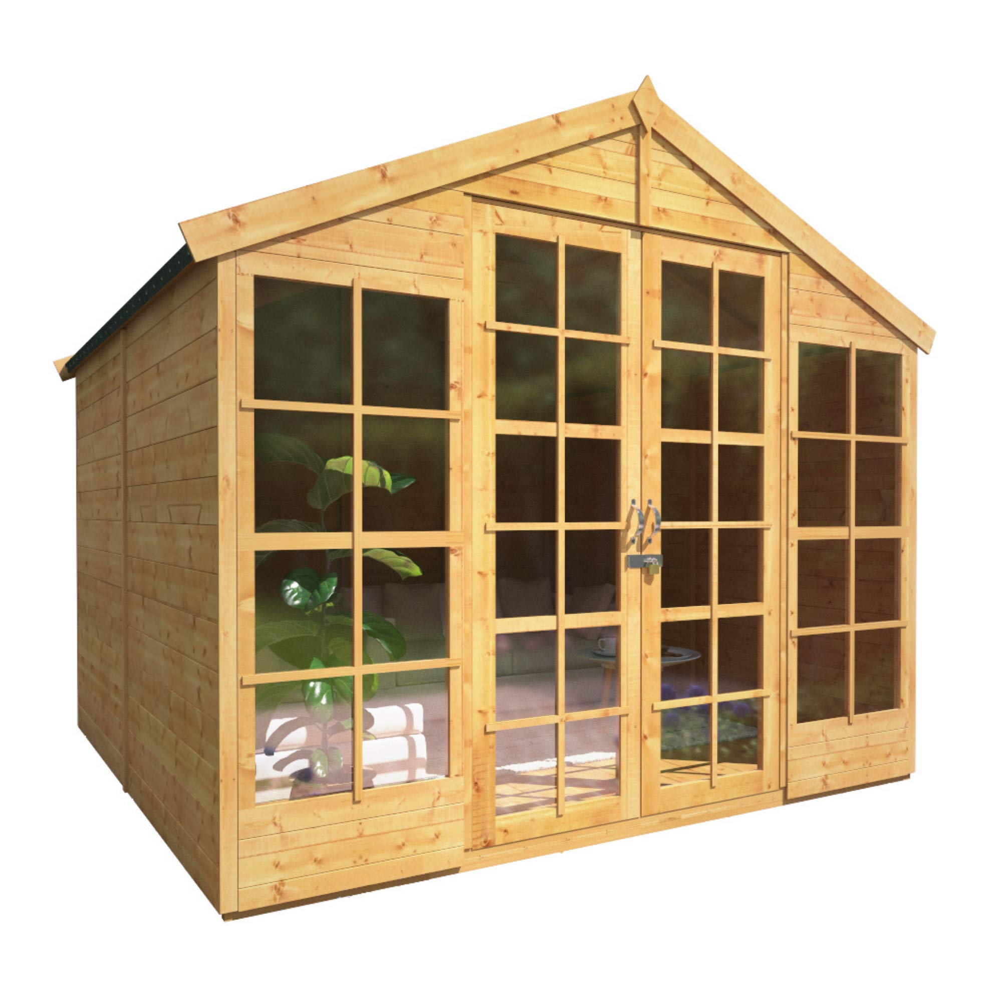 Buy BillyOh 8x8 Harper Summerhouse Tongue & Groove Apex Traditional