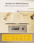 monTEK Dual Monitor Wall Mount for 17 to 35 Inch Flat/Curved Screens, Heavy Duty Dual Arm for Each Arm Supports up to 35.2 lbs, VESA 75x75/100x100 Compatible, for Home Office Desk Gaming Setup