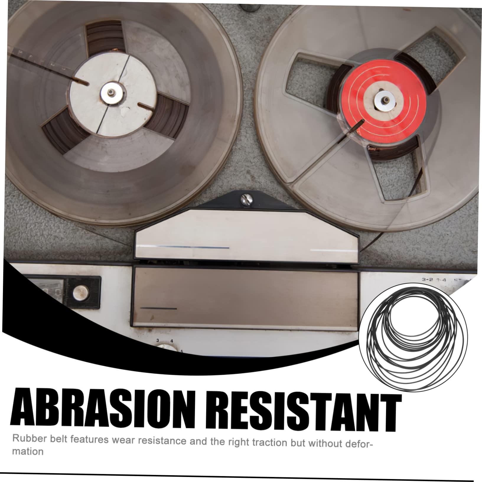 PartyKindom 200 Pezzi Nastro A Cassetta Cinture Dvd Ripetitore Registratore Ricompensa Cinture Con Registratore Musicale Piazza 1Mm Cinture Per Registratore A Cassette Cassetta Piatta Cintura