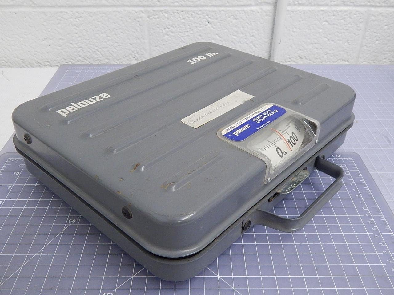 P100S 100-lb.Capacity All-Purpose Mechanical Utility Scale, 13-1/4 x 10-1/2 Platform