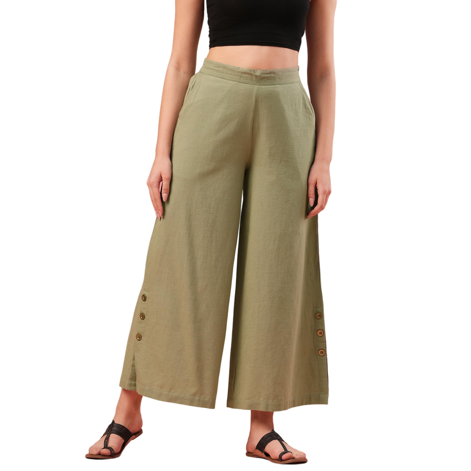 Levi's Women Palazzos (3641096001_Blue_S) in blue