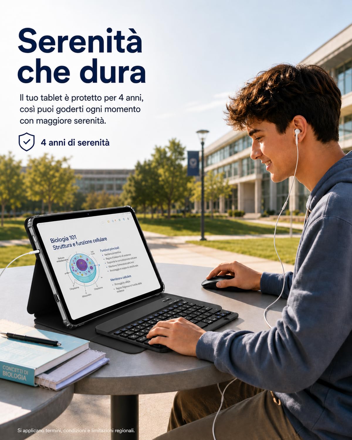 TABWEE Tablet 13,4 Pollici con Tastiera, Android 16, 24GB+256GB | Dallo studio allo smart working senza pause: 120Hz, mouse, penna e batteria da 10000mAh seguono ogni idea e progetto.