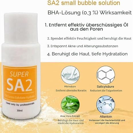 Peeling Solution Hydra Facial Serum Water Exfoliating Hydrofacial Skincare Moisturising Cream Cleansing Serum Set of 3 Facial Concentrate Aqua Peel Concentrated Solution (3 x 30 ml)