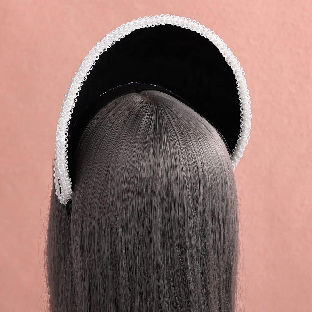 GRACEART Anne Boleyn Hat Headpiece Elizabethan Headwear Tudor Coronet Hood Hat - Image 5