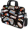 13.3 laptop bag adjustable shoulder strap with handle accessory pocket fits 11.6 12 12.1 13 13.3 Laptops (CSJQR-1)