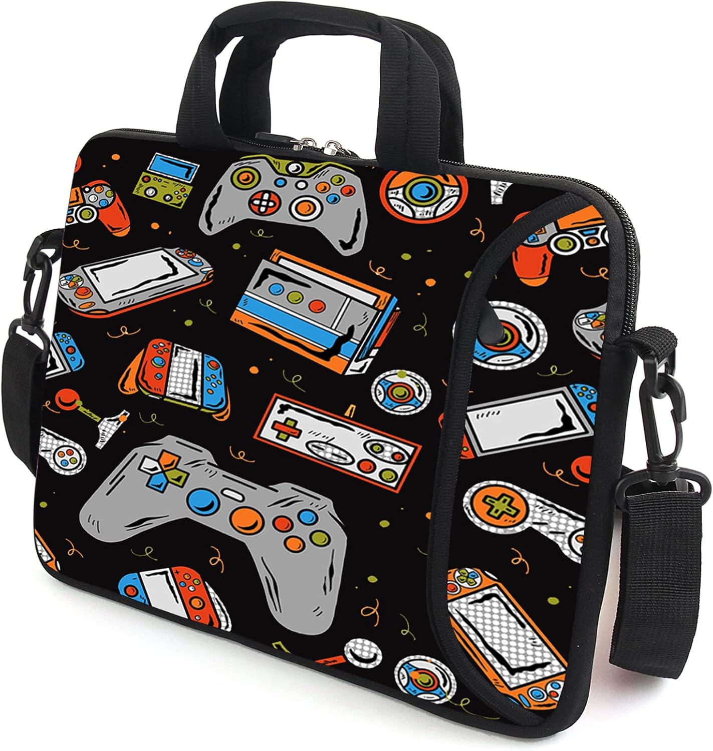 13.3" Laptop Bag Adjustable Shoulder Strap with Handle Accessory Pocket fits 11.6" 12" 12.1" 13" 13.3" Laptops (Games)
