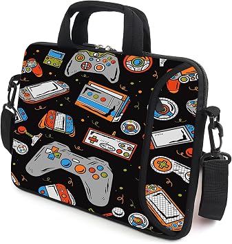 15.6" laptop sleeve chromebook case adjustable shoulder strap with handle accessory pocket Games