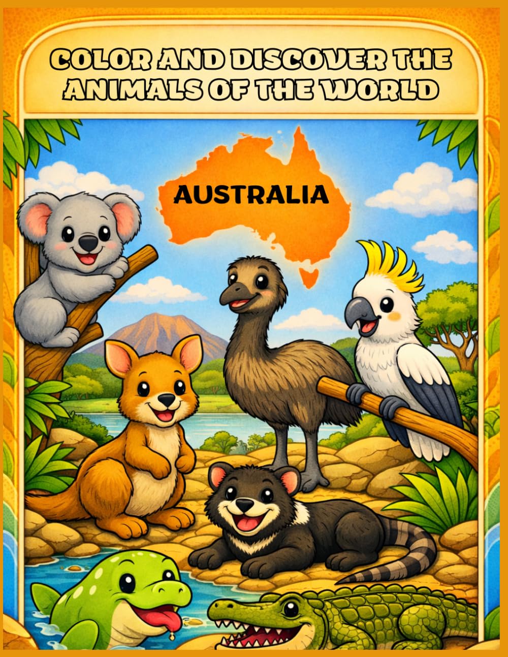 COLOR AND DISCOVER THE ANIMALS OF THE WORLD