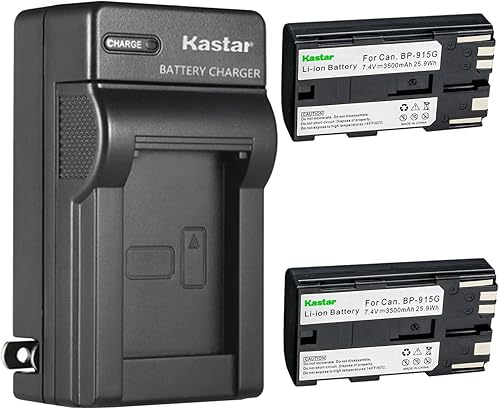 Miniatura 5 de Kastar BP-915G - Cargador de batería de pared CA de repuesto para Canon ES7000ES ES7000V ES8000V ES8100V ES8200V ES8400V ES8600 G10Hi G15Hi G20Hi