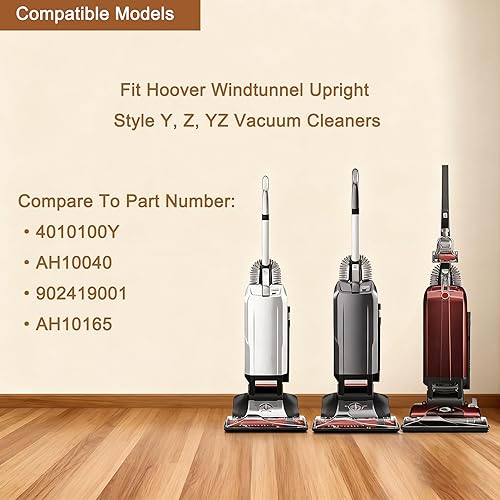 Miniatura 3 de Paquete de 5 bolsas de vacío HEPA tipo Y para aspiradoras Hoover WindTunnel de estilo vertical Y, Z, YZ, reemplazan piezas 4010100Y,