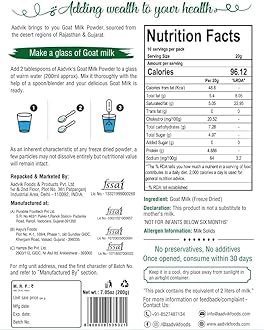 Aadvik Goat Milk Powder Freeze Dried Pure & Natural 200gms