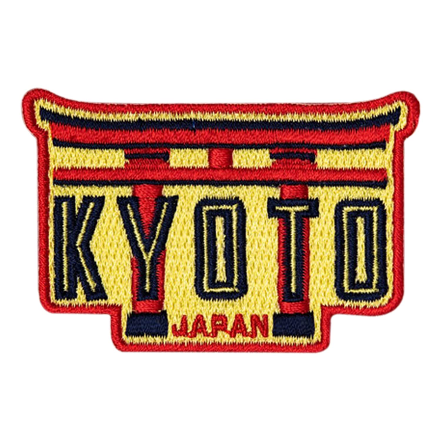 Vagabond Heart Kyoto Patch - Torii Gates Souvenir - Kyoto Japan Iron On Travel Badge
