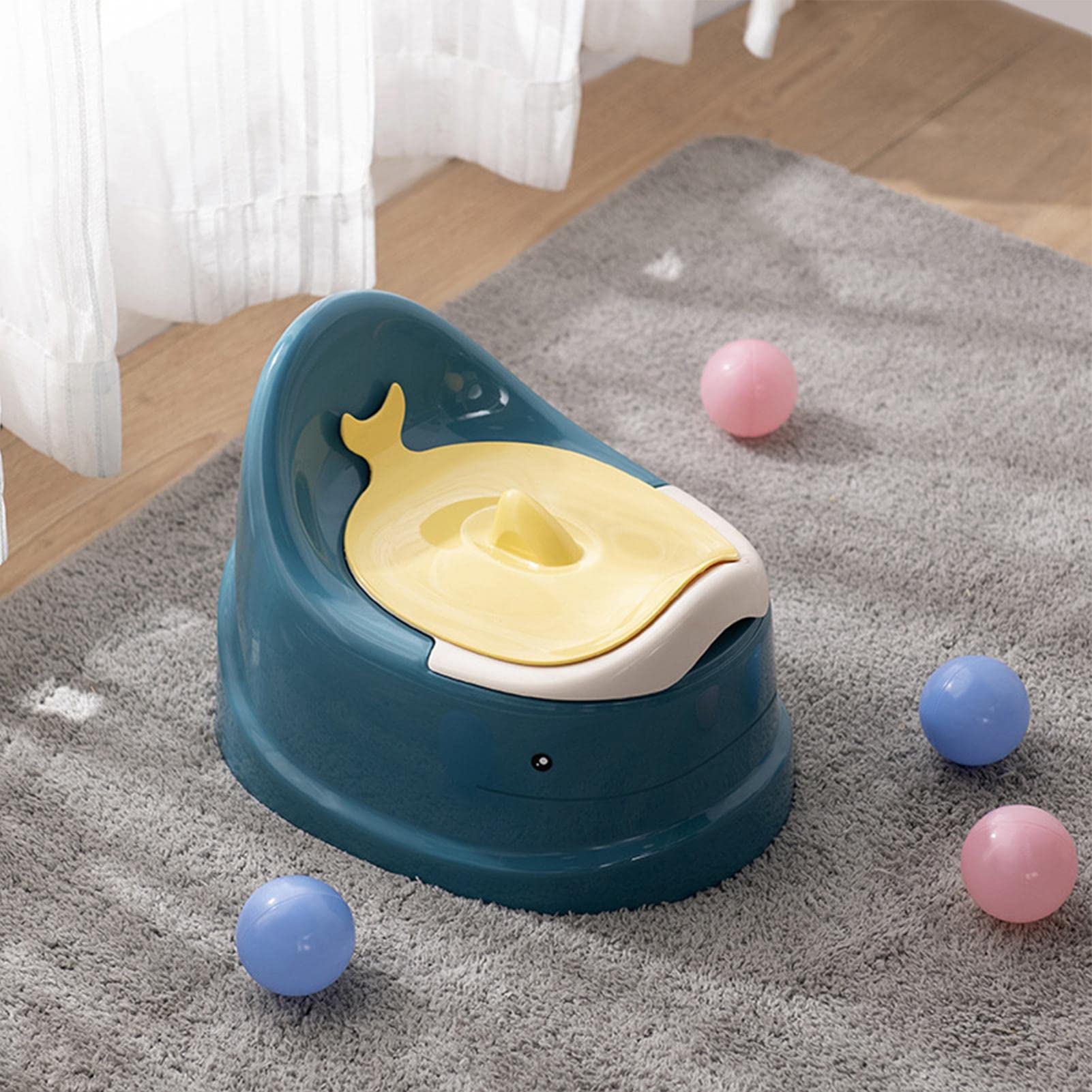 Silla orinal infantil Entrenador Infantil Portátil Y Accesorios | Viaje Asiento de entrenamiento antideslizante, con protección antiderrames, fácil limpieza, ligero, para viajes y hogar,