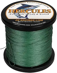 HERCULES Linha de pesca trançada 12 fios, 100-2000m 109-2196 jardas linha de peixe trançada, 4.5 kg-190.5 kg linhas de teste PE para água salgada água doce