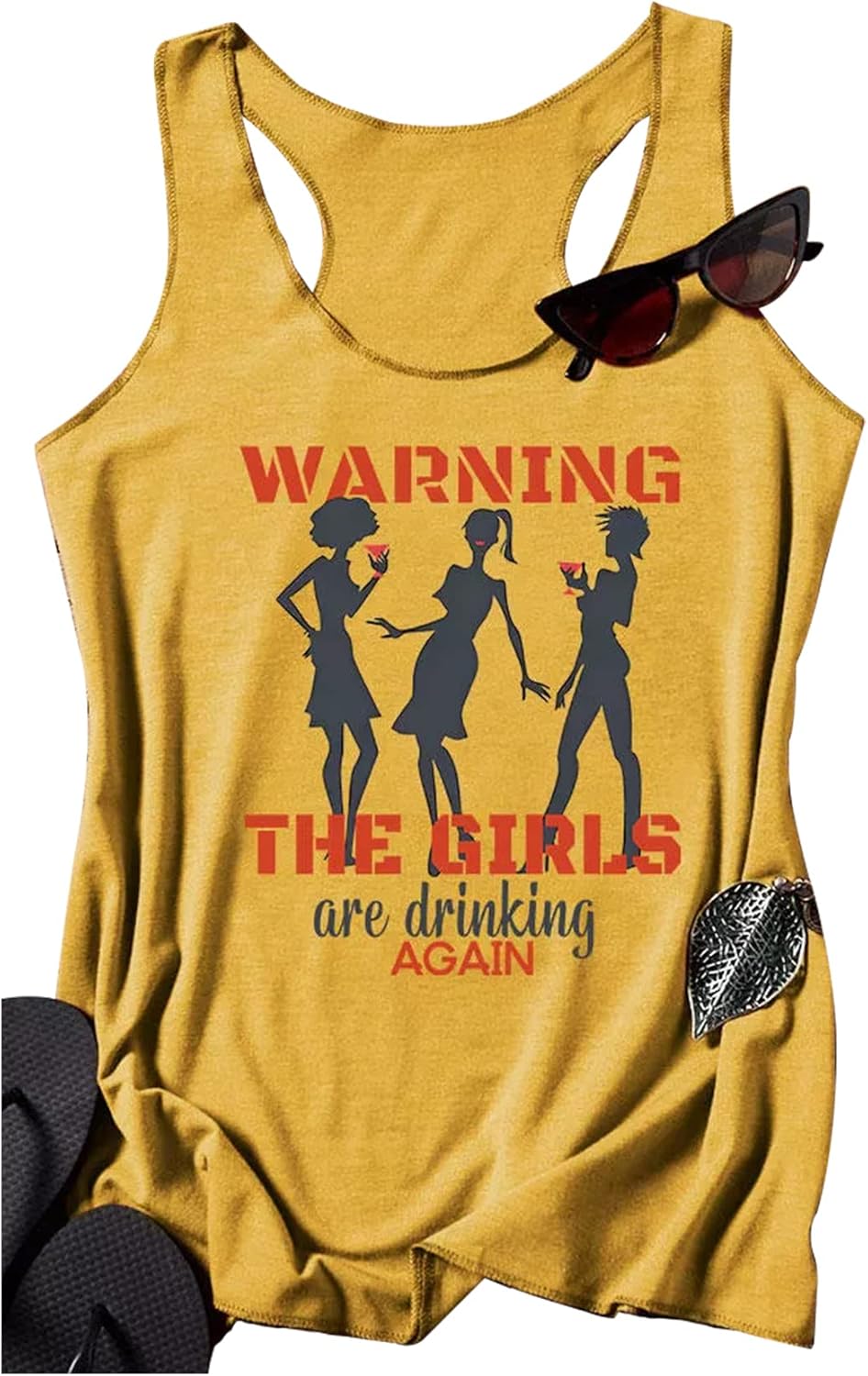 You Had Me Racerback Tank Tops Women Summer Casual Basic Graphic Tanks Vest Funny Beach Vacation Classic-Fit Shirt Cami : Clothing, Shoes & Jewelry
