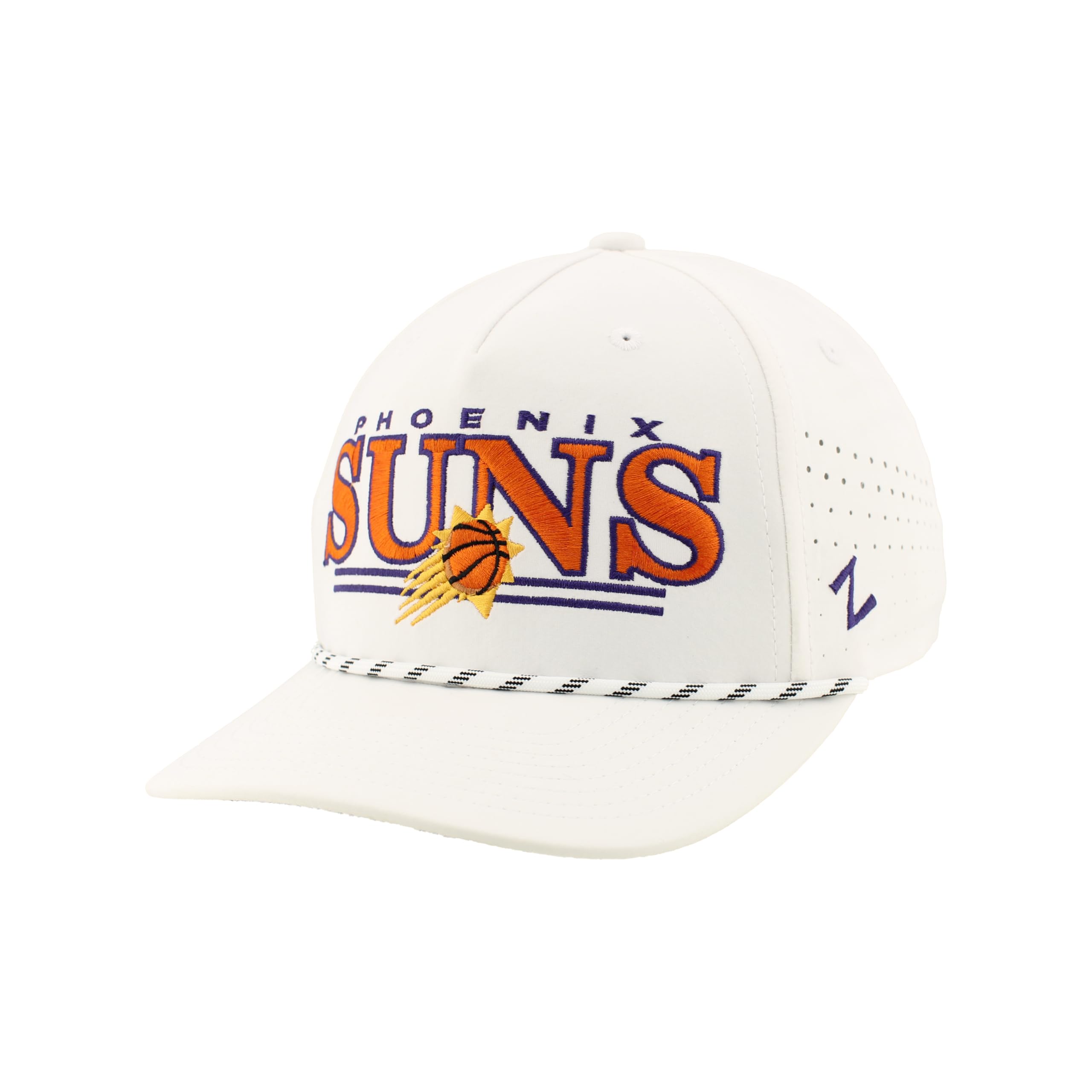 ZHATS NBA Officially Licensed Rope Hat Snapback Performance Regalia White — image 1