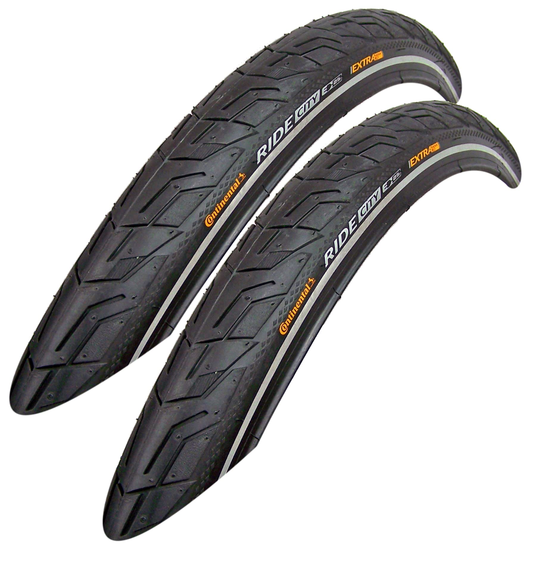 2X Continental Ride City 42-622 Reflex 28x1.60 Reifen Mantel Decke Fahrradreifen