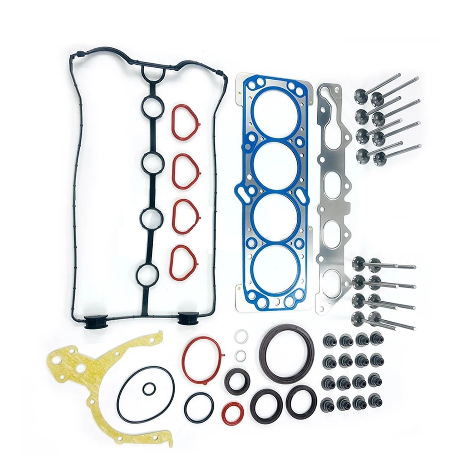 Ensemble de culasse Kit de joints révision moteur à soupapes 16 pièces pour Chevrolet, Daewoo 1.6, Buick, Excelle, Opel 93740513 96473400et