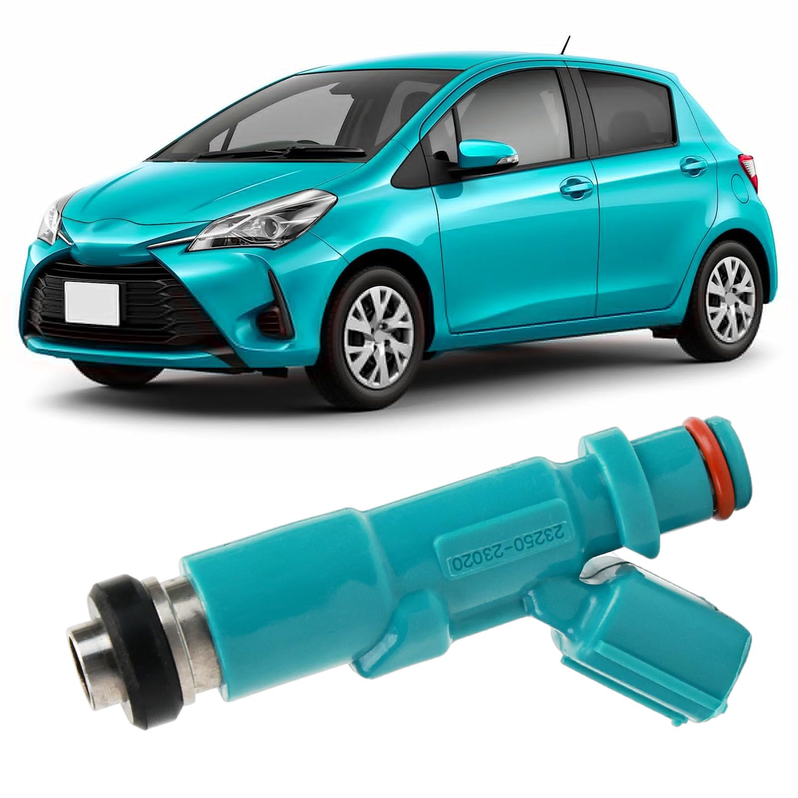 4 x iniezione Fuel Injector per Toy-ota Yaris Vitz 1,0 l 1,3 l 1999-2005 23250-23020 Iniettore carburante