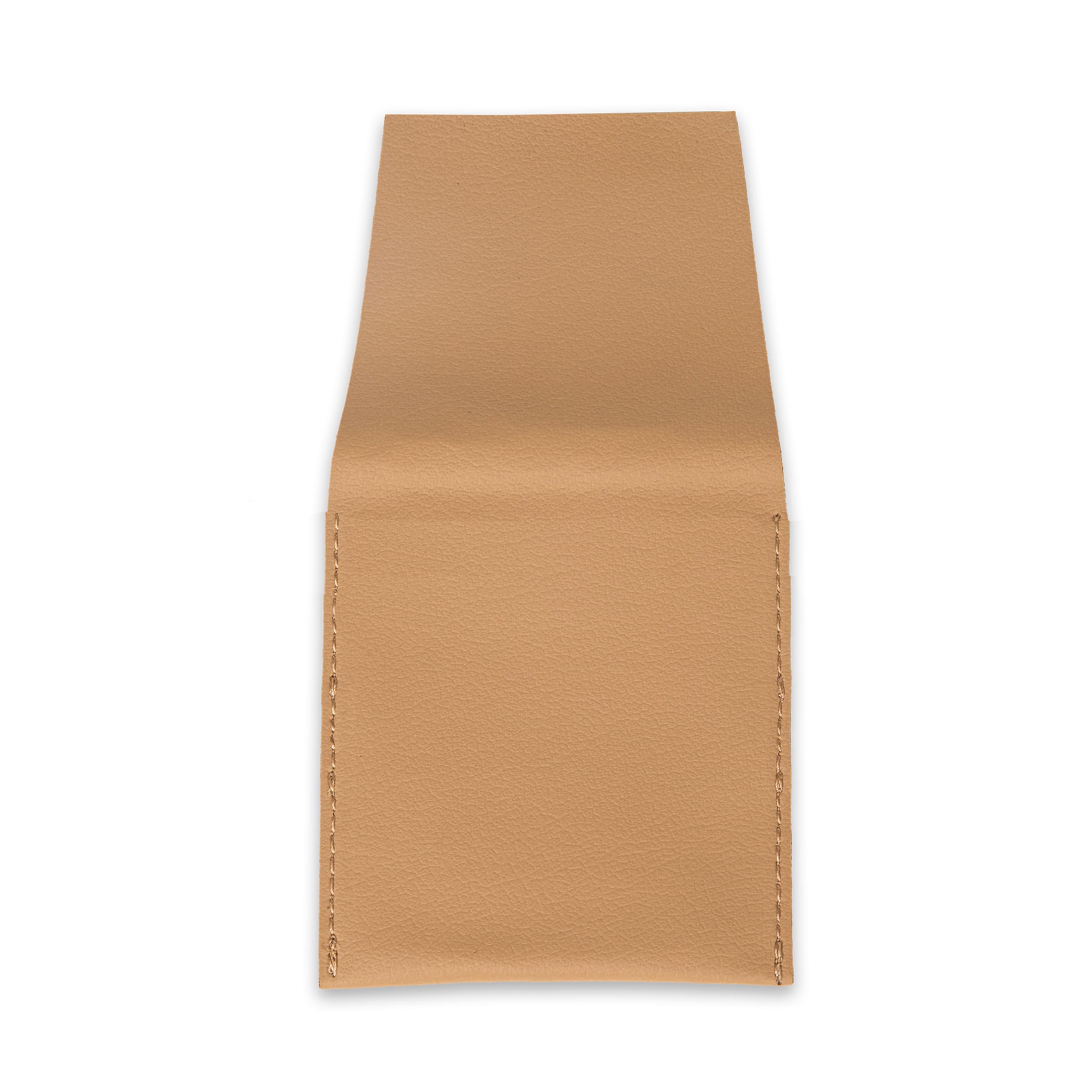 Casa Botanical Leather Pouch, Pocket Cosmetic Bag for Women, Waterproof Makeup Bags, Travel Organizer for Coin Purse, Lipstick, Headphones, Jewelry Accessories - Small Pouches Orange (Beige) 2