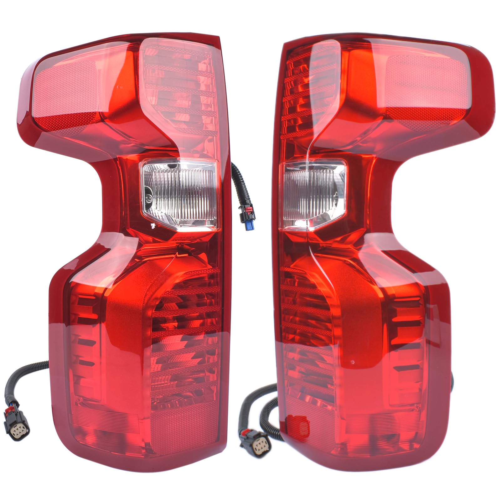 Amazon.com: Anzios Halogen Tail Lights Pair for Chevy Silverado
