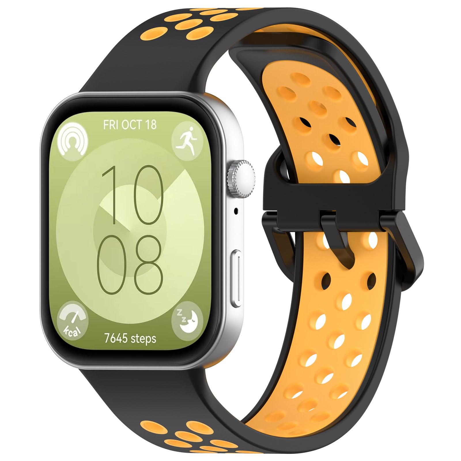 Compatibile con Huawei Watch Fit 3 Smart Band Donna Uomo Silicone Leggero Sport Cinturini di Ricambio Destinato Cinturino Regolabile per (confezione da 6)